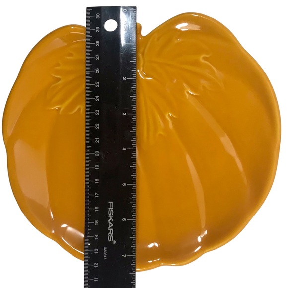 BIA International Cordon Bleu Set Of 4 Pumpkin Appetizer Canapé Snack Plates - Picture 6 of 9